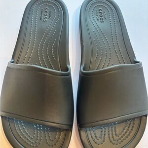 NWOT CROCS Women's Black Kadee Slide Sandals